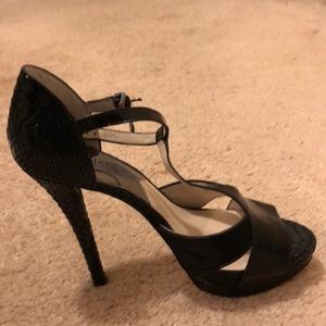 Michael Kors Embossed Leather High Heels